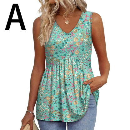 Womens Tank Tops 2026 Flowy Peplum Tops