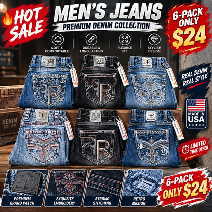 💥 EXCLUSIVE DEAL | Jeans for Men - Premium Western Denim Collection