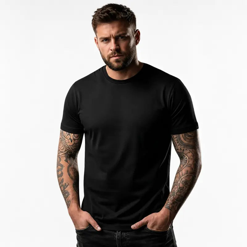 🔥Limited Stock!🔥Cotton Blend T-Shirts, Unisex Aesthetic Crew Neck Tops