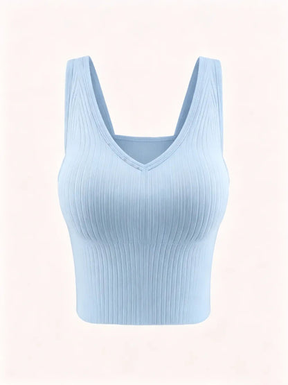 Women's Solid Backless Bra with Removable Pads