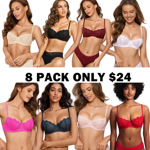 Women's Sexy Lace Push Up Plus Size Bra