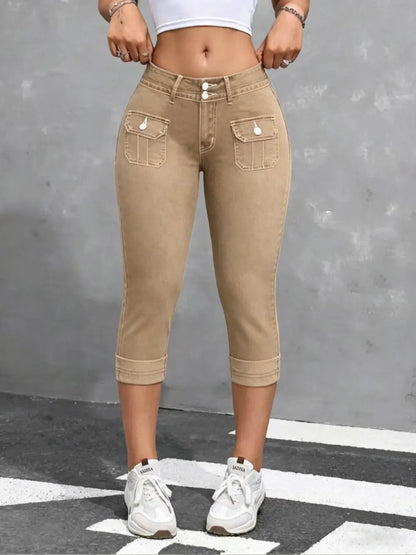 Women's Tight Fit Seven-Quarter Pants