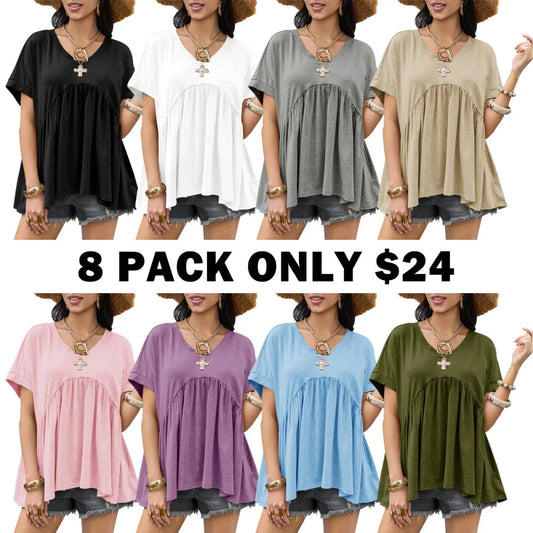 Women‘s Summer Peplum Tops
