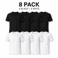 8 PACK(White + Black)
