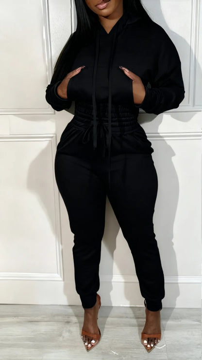 2 Piece Outfits Lounge Hoodie