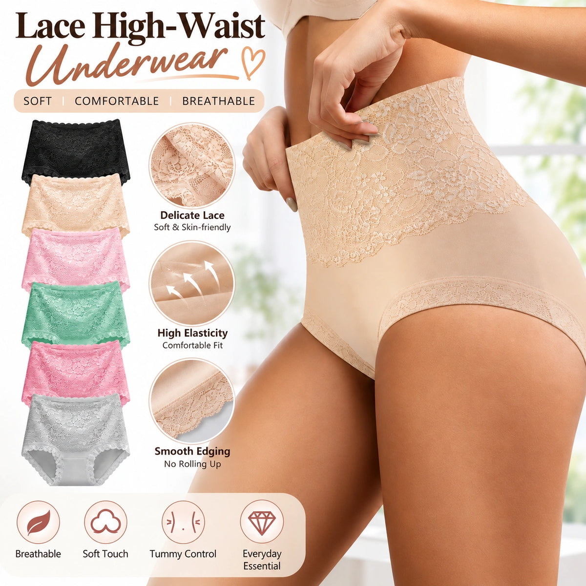 🔥 BESTSELLER | 24PCS $29.99 | Women's High-Waist Briefs