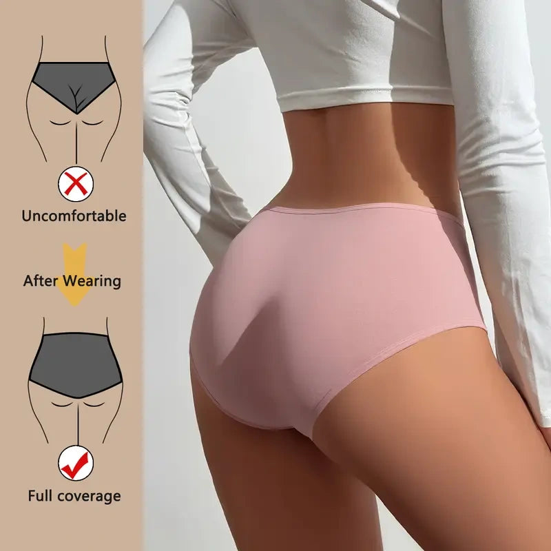🔥 BESTSELLER | 24PCS $29.99 | Women's Plus Size Cotton Elastane Underwear