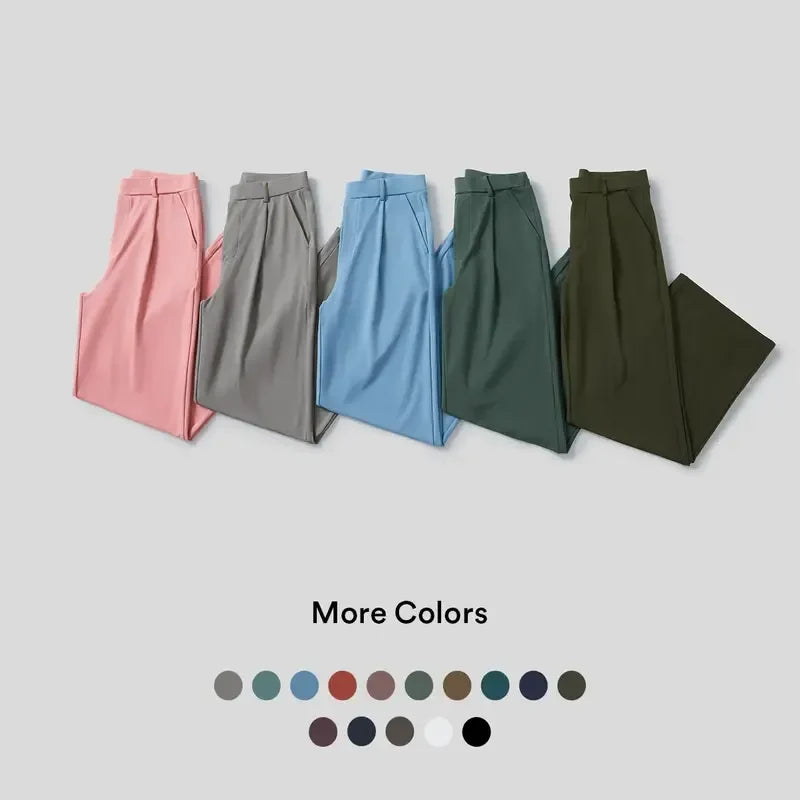 Flex DayStretch High Waisted Pocket Straight Leg Work Pants