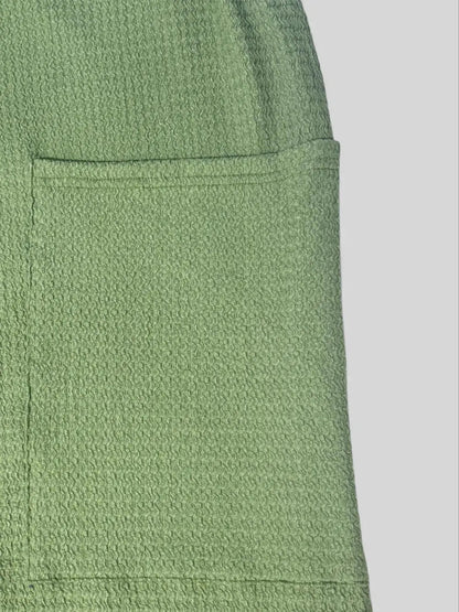 【Plus Size】 Solid Color Pocket Jumpsuit