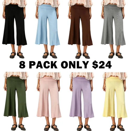 Women‘s Low Rise Gaucho Pants