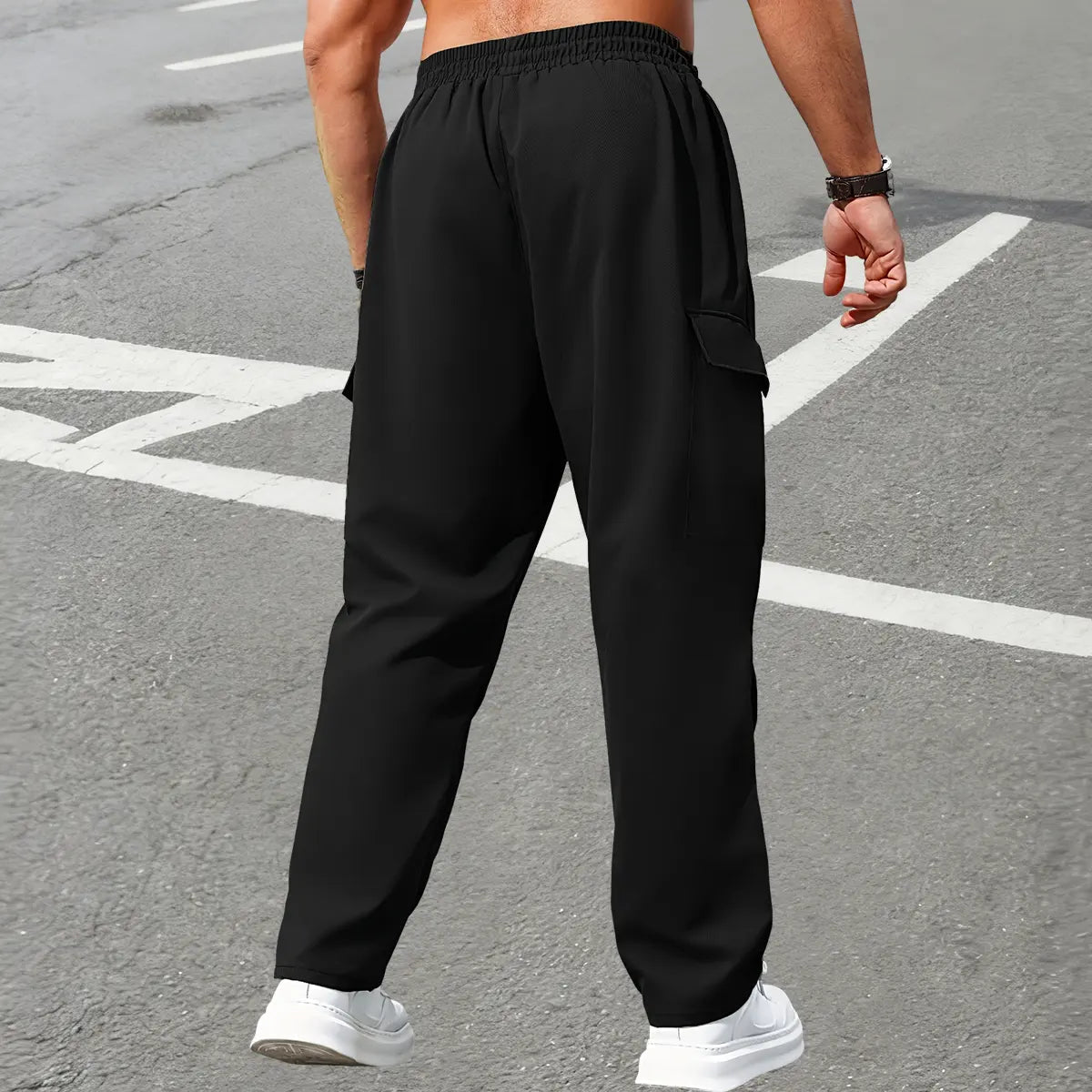 🔥 BESTSELLER | 8PCS $24.63 | Men’s Multi-Pocket Cargo Jogger Pants