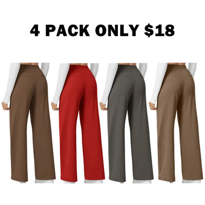 Flex DayStretch High Waisted Pocket Straight Leg Work Pants