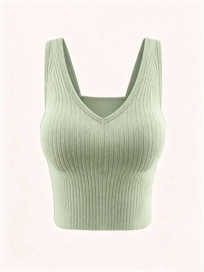 Women's Solid Backless Bra with Removable Pads