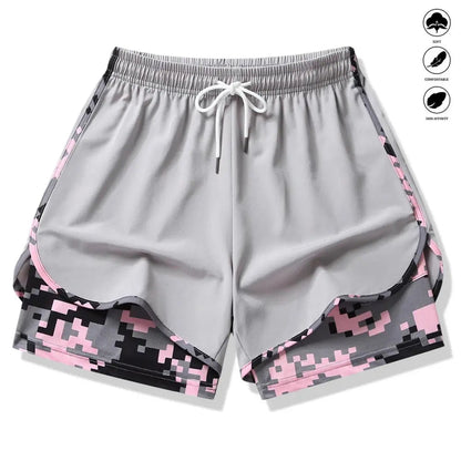 women’s casual athletic shorts with built-in liner