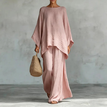 Boho Linen Two Piece Set