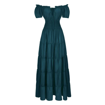 Women Medieval Irish Under Dress Retro Gown
