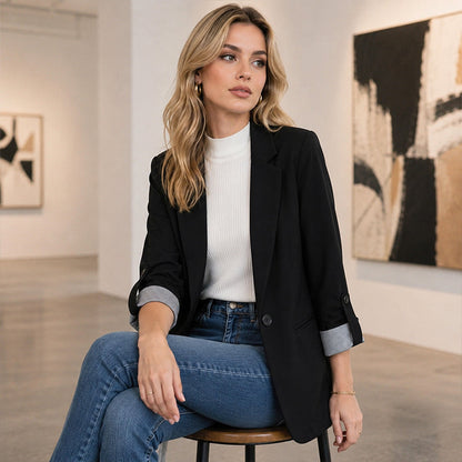 🔥 BESTSELLER | 9PCS $28.99 | Women's Sleek Cardigan Blazer